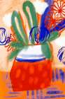 Floral stil llife no 1 Art Print