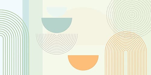 Geometric Abstract No.3 Minimalist Print