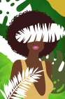 Jungle Girl Minimalist Print