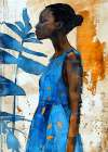 Portrait of a woman 27 Art Print