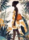 Portrait of a woman 29 Art Print