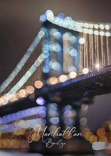 Manhattan Bridge Architecture Print