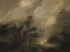 Moody Woods Art Print