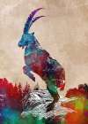 Capricorn animal 2 Art Print