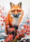 Fox graphic Art Print