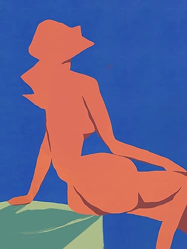 Clay model Figurative Print