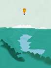 Hot Air balloon wanderlust Art Print