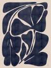 Blue Abstract Minimalist Print