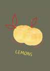 Lemons in Green Art Print
