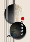 Geometric Vintage Art 07 Art Print