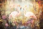 Flamingo Wall Art 02 Art Print