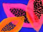 Yummy Papaya Art Print