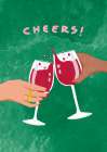 Cheers To Us Art Print