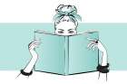 Reading Art Print