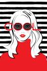 Cool Girl Art Print