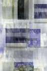 Blue  Carbon Abstract 1 Minimalist Print
