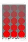 Bauhaus contrast of saturation Minimalist Print