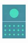 Contrast of extension Minimalist Print