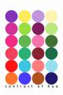 Contrast of hue Art Print