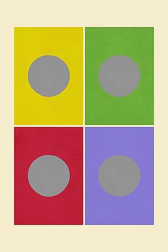 Contrast of hue Art Print
