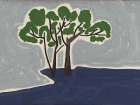 Tree sketch Art Print