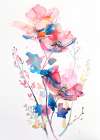 Watercolor Floral No. 8 Art Print