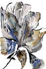 Le Jardin Botanique Blue Flower Art Print