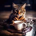 Caffeine Cats (8) Art Print