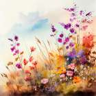 Idyllic Meadow (1) Art Print