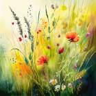 Idyllic Meadow (8) Art Print
