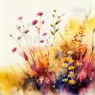 Meadow Nature Art (5) Art Print