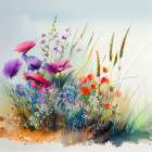 Meadow Nature Art (6) Art Print