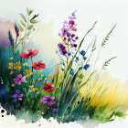 Meadow Nature Art (8) Art Print