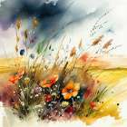 Meadow Nature Art (7) Art Print