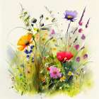 Meadow Nature Art (10) Art Print