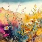 Meadow Nature Art (11) Art Print