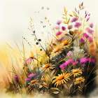 Meadow Nature Art (12) Art Print
