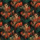 Pattern 5 flowers Art Print