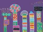 Clean Buildings Art Print