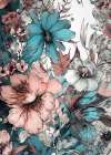 Flowers plant art Art Print
