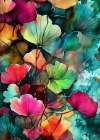 Flowers plant art ginko biloba Art Print