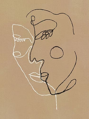 Two portrait Art Print