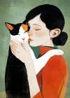 Kitty I Love You 2 Art Print