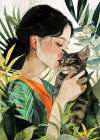 Kitty I Love You 1 Art Print