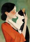 Kitty I Love You 3 Art Print