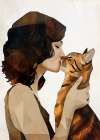 Kitty I Love You 7 Art Print