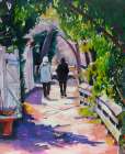 Morning On the Towpath Art Print