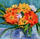 Flowers In Vase Art Print