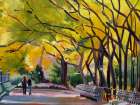 Central Park Autumn Art Print