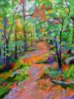 Forest Walk Art Print